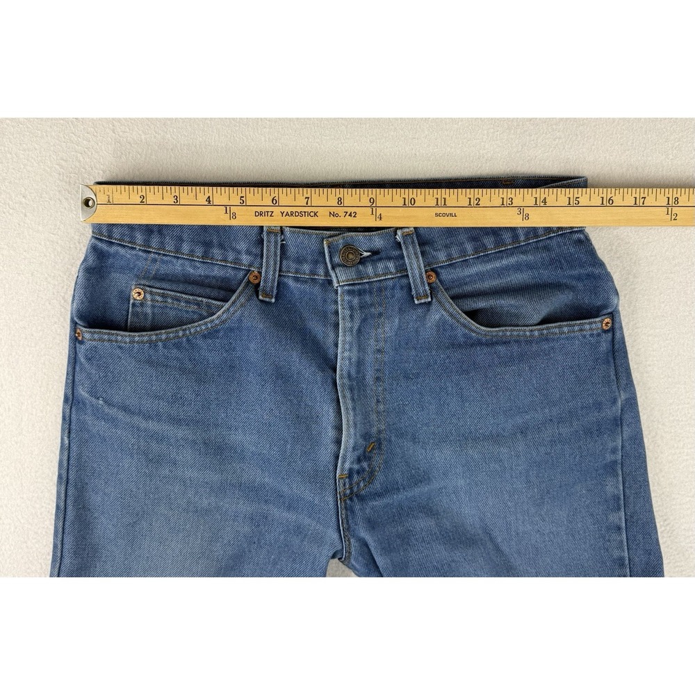 Vintage Levi's Orange Tab Jeans Size 32x30 Blue Denim USA Made Talon Zipper - Picture 3 of 16
